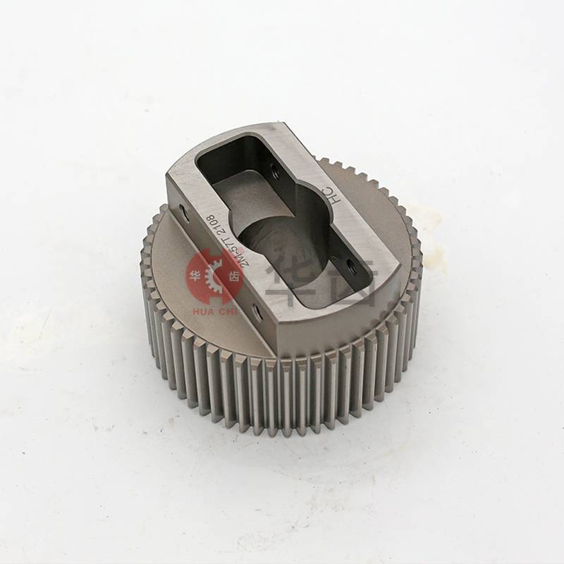 Big round machine drive gear（Upper gear 2.5M57 teeth）