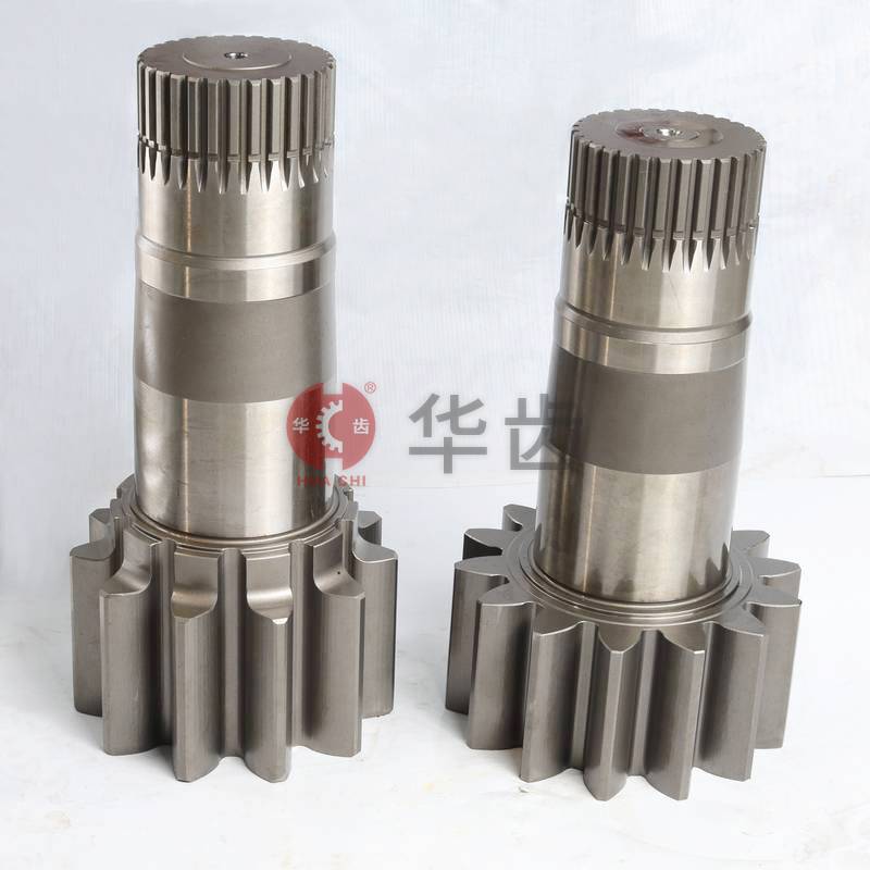 Excavator rotary vertical shaft